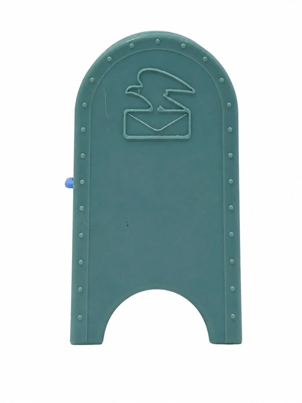 Vintage Fisher-Price Loving Family Dollhouse White-Blue Mailbox Postal Box 4”